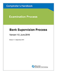 Comptroller's Handbook: Bank Supervision Process Cover Image