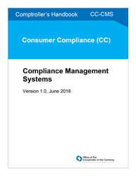 Comptroller's Handbook: Compliance Management Systems Cover Image