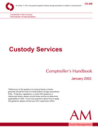 Comptroller's Handbook: Custody Services Cover Image