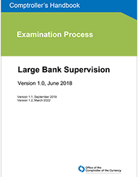 Comptroller's Handbook: Large Bank Supervision Cover Image