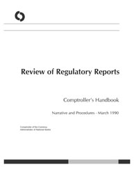 Comptroller's Handbook: Review of Regulatory Reports Cover Image
