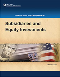 Licensing Manual - Subsidiaries and Equity Investments Cover Image