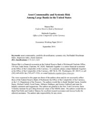 Economic Working Paper Cover Image: 2014-3