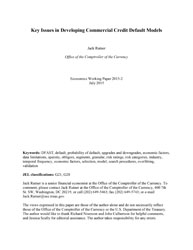 Economic Working Paper Cover Image: 2015-2