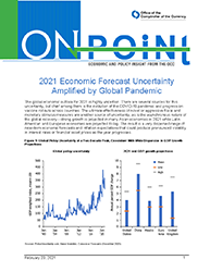 On Point Cover Image: 2021 Economic Forecast Uncertainty Amplified by Global Pandemic