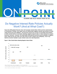 On Point: Do Negative Interest Rate Policies Actually Work? (And at What Cost?)