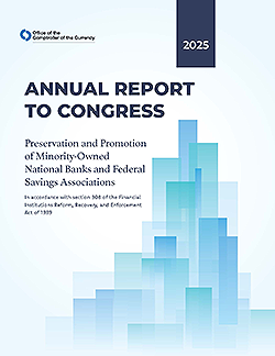 Report to Congress on Preserving and Promoting Minority Depository Institutions 2025 Cover Image
