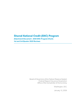 Shared National Credits 2025 Cover Image