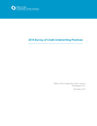 Survey of Credit Underwriting Practices 2015 Cover Image